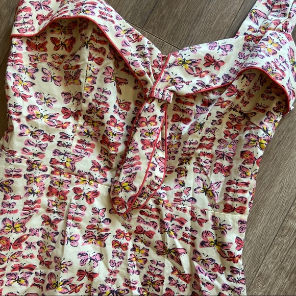 Anthropologie Girls From Savory Butterfly Top - Picture 3 of 8